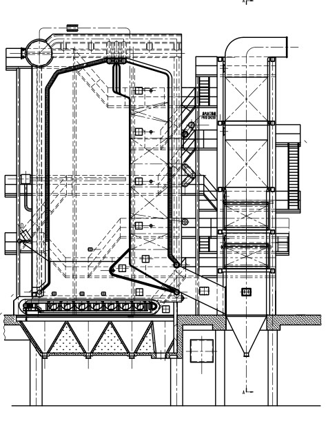 DHL Coal Fired Corner Tube Steam Boiler