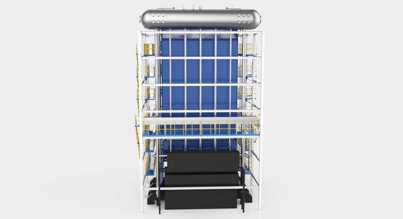 DHL Biomass Fired Corner Tube Steam Boiler